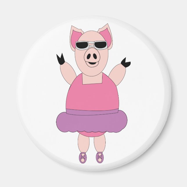 När Grisar Dance Magnet (Framsidan)