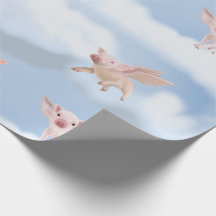 När Grisar Fly-presentfigursättning