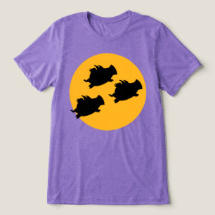 NÄR GRISAR FLYG ÖVER MÅNE AV Sandra Boynton T Shirt