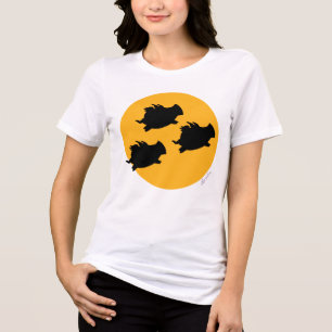 NÄR GRISAR FLYG ÖVER MÅNE AV Sandra Boynton T Shirt