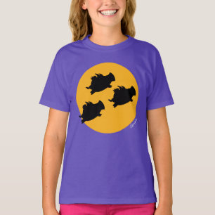 NÄR GRISAR FLYG ÖVER MÅNE AV Sandra Boynton T Shirt