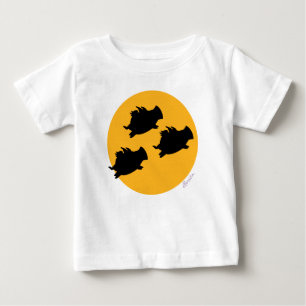 NÄR GRISAR FLYG ÖVER MÅNE AV Sandra Boynton T Shirt