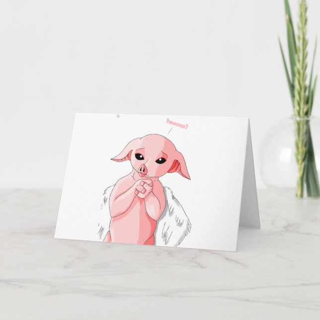 När Grisar flyger Kort (Framsida)