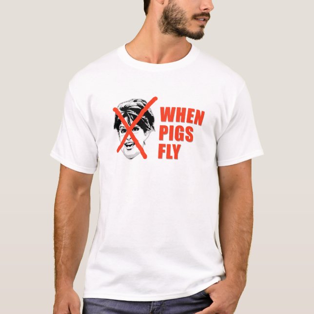 NÄR GRISAR FLYGER T SHIRT (Framsida)