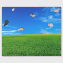 När Grisar utför omformning Pappert Presentpapper