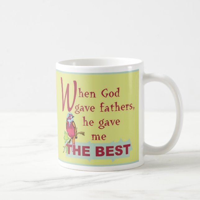 När Gud gav Far© EngMug Kaffemugg (Höger)