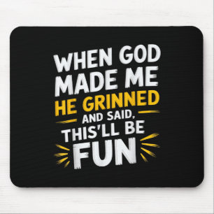 När Gud sa att det här är Roligtens Religiösa Q Musmatta