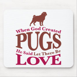 När Gud Skapade Pugs Musmatta