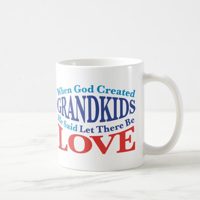När Gud Skapat Barnbarn Kaffemugg (Höger)