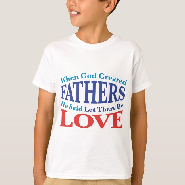 När Gud Skapat Far Tee Shirt (Framsida)