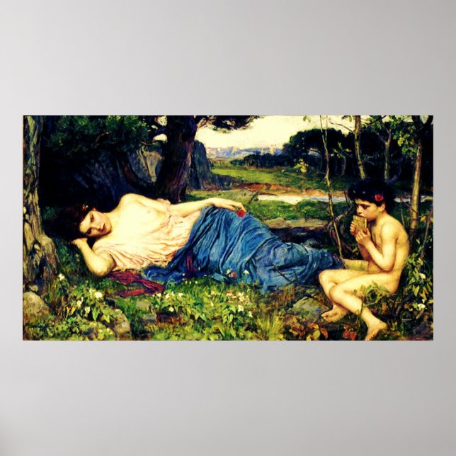 När han lyssnade till sina sötsaker (1911)~ Fine A Poster (Framsidan)