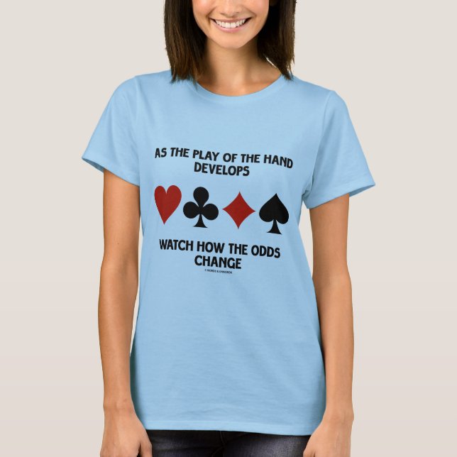 När Handen spelar, får han se hur ODDS T-shirt (Framsida)