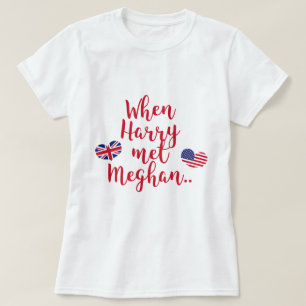 När Harry träffade Meghan ROLIGT ROYAL BRÖLLOP T-shirt
