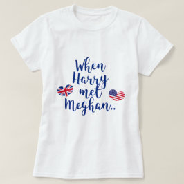 När Harry träffade Meghan | ROLIGT ROYAL BRÖLLOP Tee Shirt