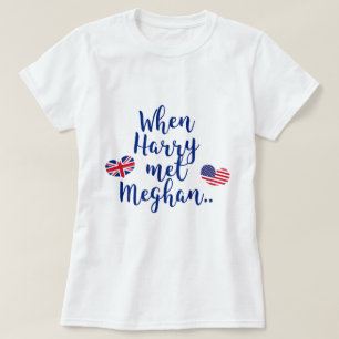 När Harry träffade Meghan   ROLIGT ROYAL BRÖLLOP Tee Shirt