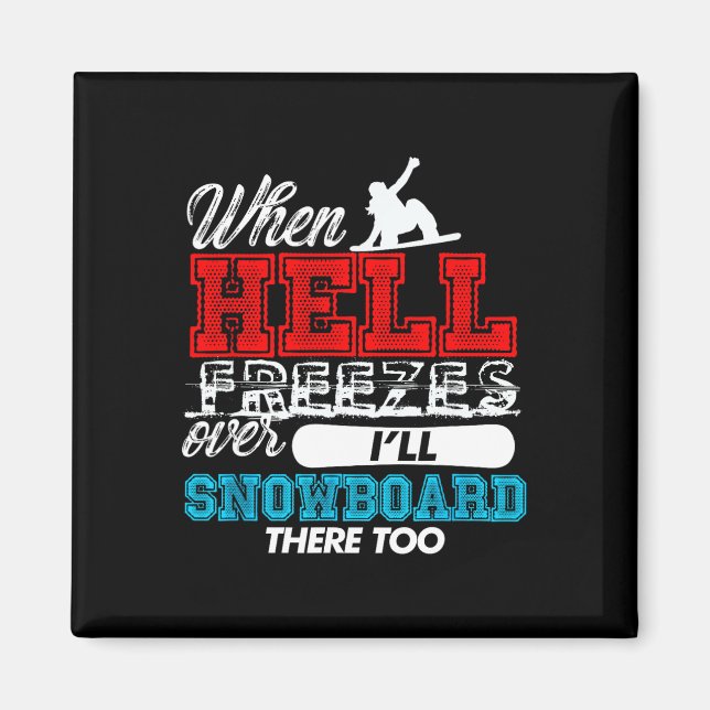 När helvetet fryser över magnet (Framsidan)