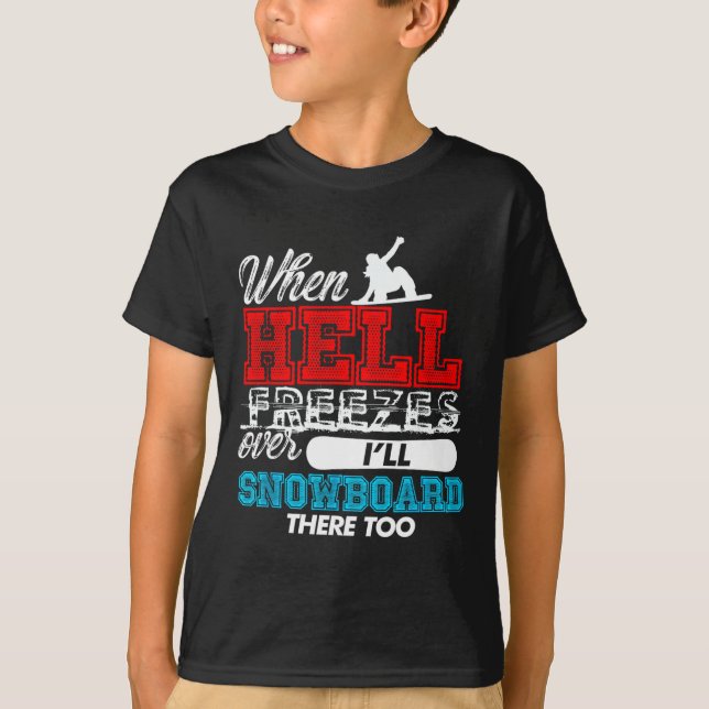 När helvetet fryser över t shirt (Framsida)