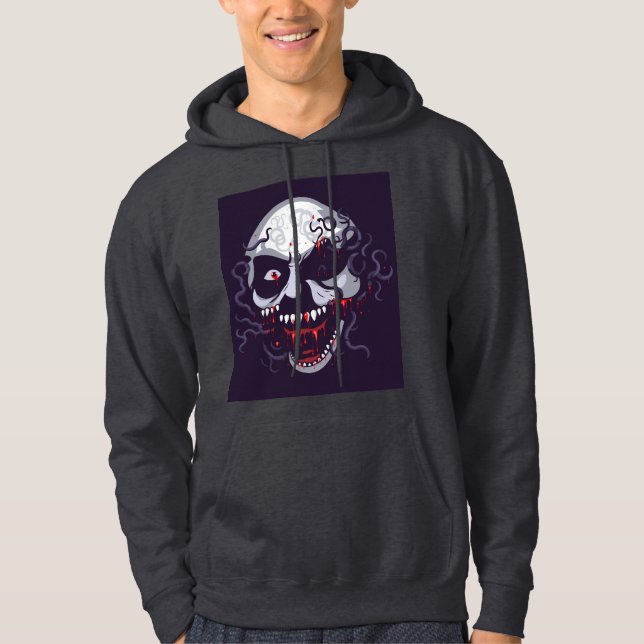 När hjärnor inte räcker! hoodie (Framsida)