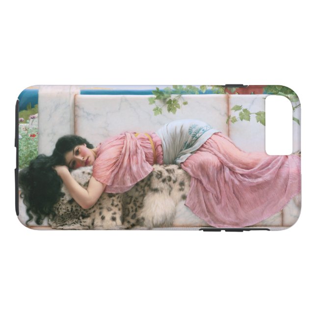 När hjärtat är ungt av John William Godward Case-Mate iPhone Skal (Baksida (horisontal))