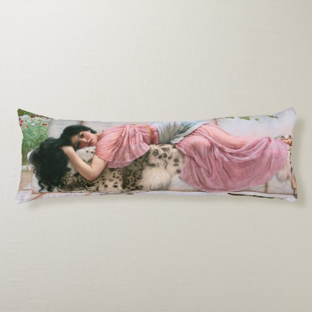 När hjärtat är ungt av John William Godward Kroppskudde (Framsidan)