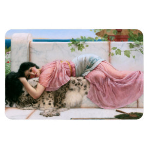 När hjärtat är ungt av John William Godward Magnet