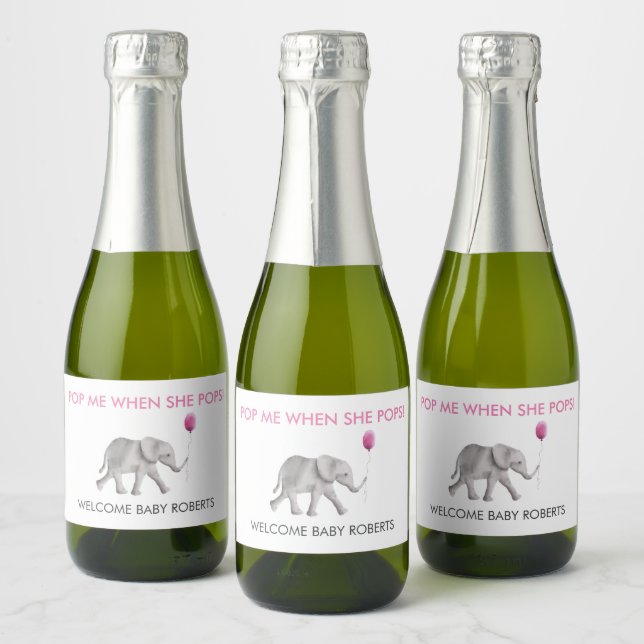 När hon pops Baby Elephant Sparkling Vin (Flaskor)