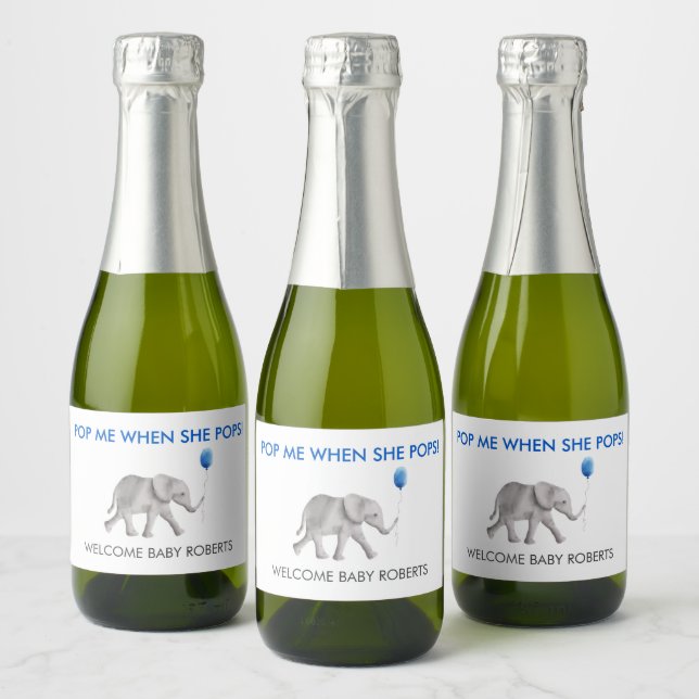 När hon pops Baby Elephant Sparkling Vin (Flaskor)