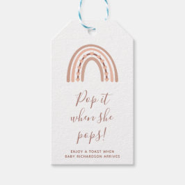 När hon slår regnbåge presentetikett