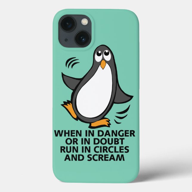 När i Danger eller i Doubt Funny Penguin Graphic (Baksida)
