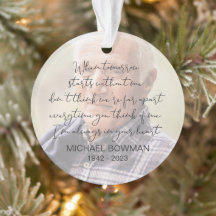 När i morgon börjar utan mig akryl-prydnad