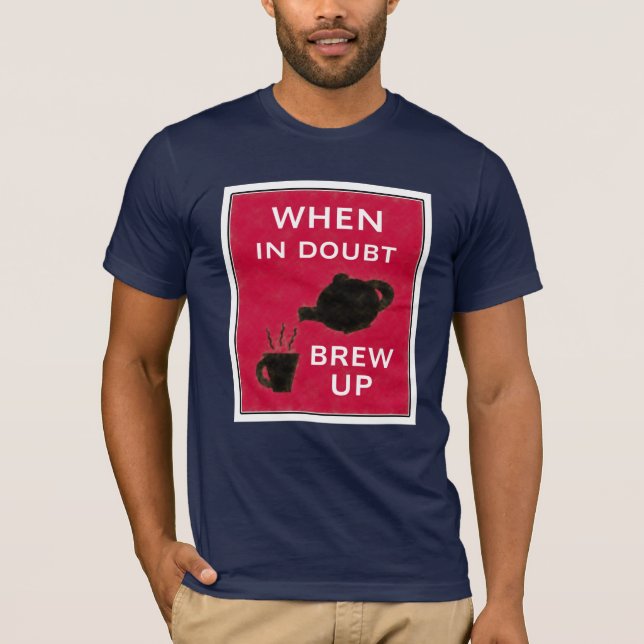 När i tvivel~-brygd upp t shirt (Framsida)