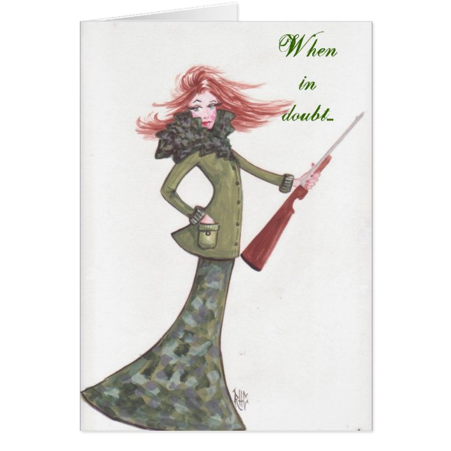 När i tvivel… - kort (Framsidan)