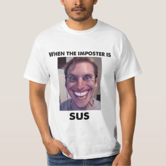 När imaffischen är mot! Amogus Meme T Shirt