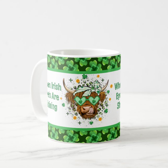 När Irländska Öga ler ler Kaffemugg (Framsida vänster)
