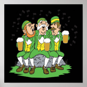 När irländska Öga ler Poster