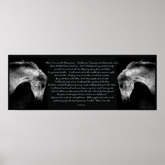När jag är en gammal Horsewomen-utskrift Poster