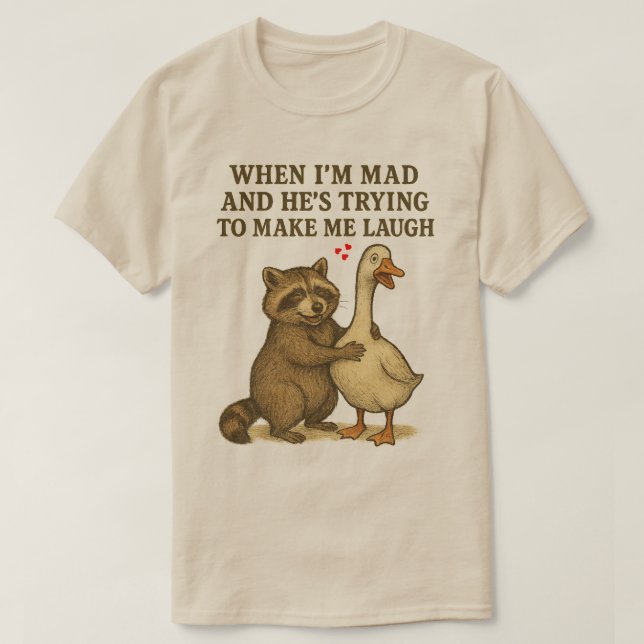 När jag är mamma och han försöker få mig att skrat t shirt (Design framsida)