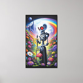 När jag är med dig är tiden fortfarande lång canvastryck