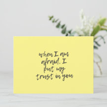 När jag är rädd%2C sätter jag min tillit till dig