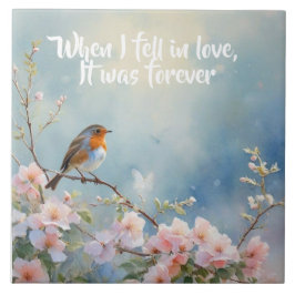 "När jag föll i kärlek var det för evigt" Robin Kakelplatta