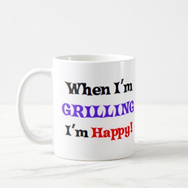 när jag grillar kaffemugg (Vänster)