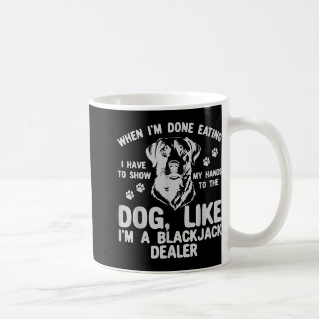 När jag har ätit måste jag visa Händerna för Kaffemugg (Höger)