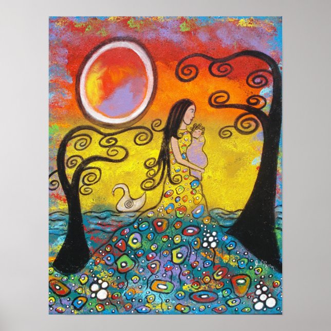 När jag höll henne var allt annorlunda poster (Framsidan)