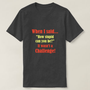 när jag sade… tee shirt