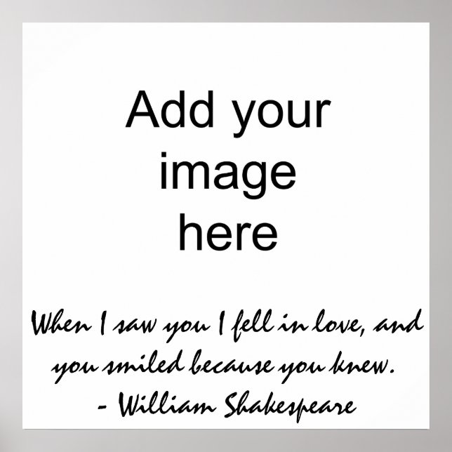 När jag såg dig föll jag i kärlek poster (Framsidan)