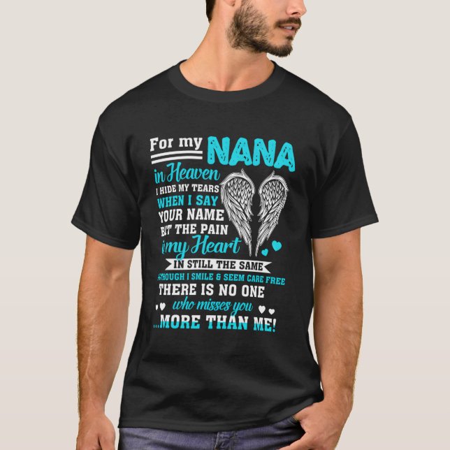 När jag säger Nanas Namn, men smärtan är min fröke T Shirt (Framsida)
