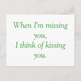 När jag saknar dig.. vykort