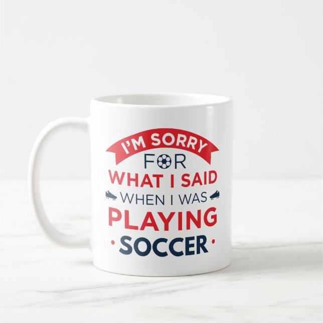 När jag spelade fotboll kaffemugg (Vänster)