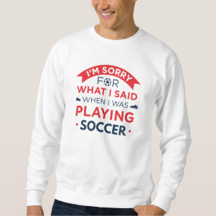 När jag spelade fotboll lång ärmad tröja