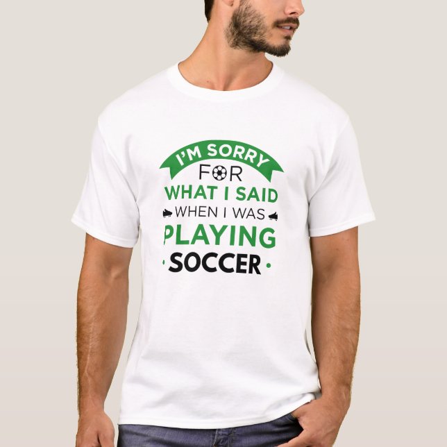När jag spelade fotboll t shirt (Framsida)